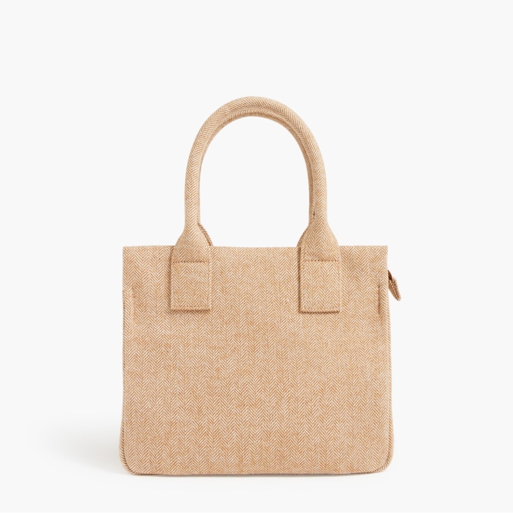 J.Crew Small Houndstooth Structured Tote Bag NWT‎